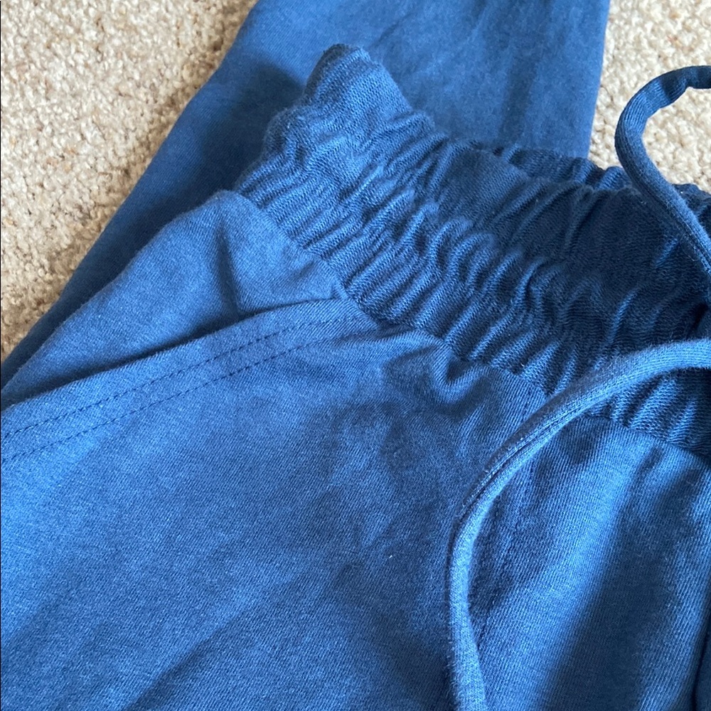 Free People Cozy Navy Blue Joggers - Picture 4 of 12